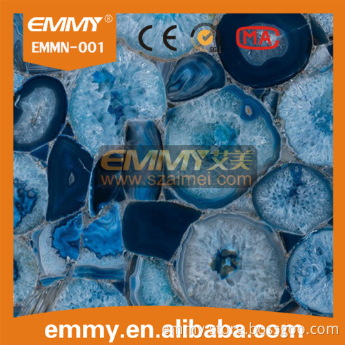 China factory price new pattern agate glass mosaic tile gemstone cheap sale